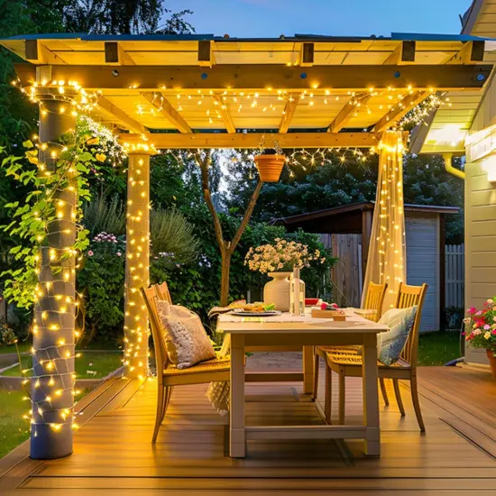 200 LED String Lights - 66 Ft (Warm White) {4}