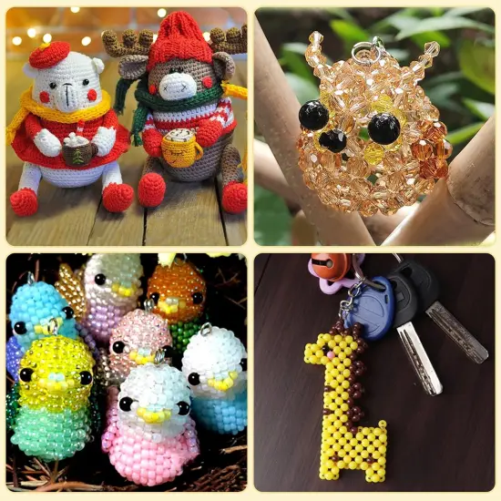 736pcs Sew in Eyes and Noses Crafts Crochet {5}