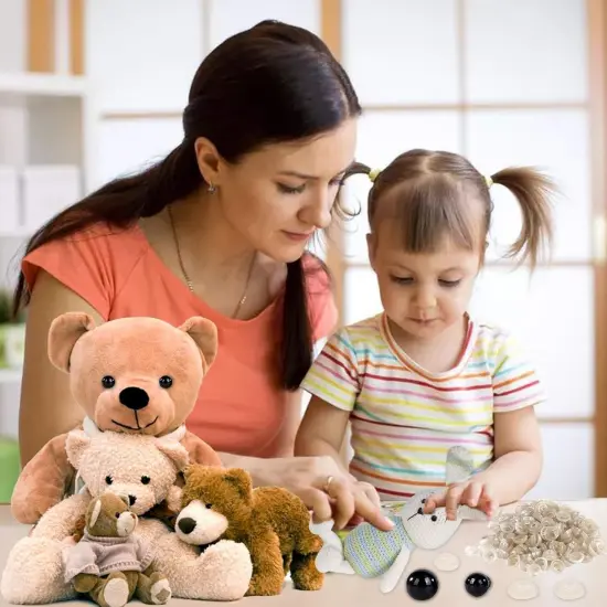 150Pcs 6-12 mm Plastic Safety Eyes with Washers {4}