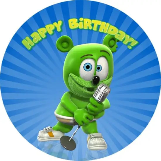Gummib&auml;r Gummy Bear Dance edible Cake Topper {4}