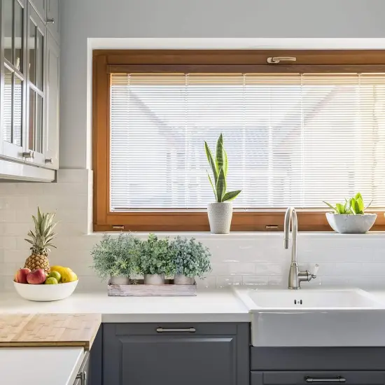 Set of 3 Mini Artificial Eucalyptus & Rosemary Plants in Wooden Planter {5}