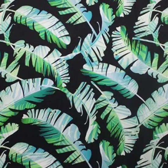 Tossed Feathers Printed Spandex {2}