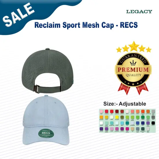 LEGACY&reg; Reclaim Sport Mesh Cap Eco Dark Green {3}