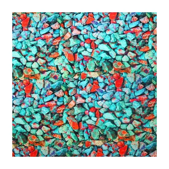 Energetic Rocks Printed Spandex {3}