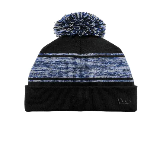 New Era &reg; Knit Chilled Pom Beanie Black/ Graphite {5}