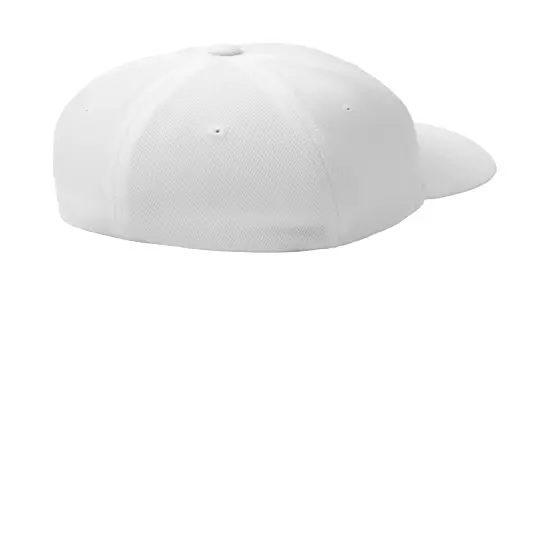 Sport-Tek&reg; Cool & Dry Poly Block Mesh Cap White {2}
