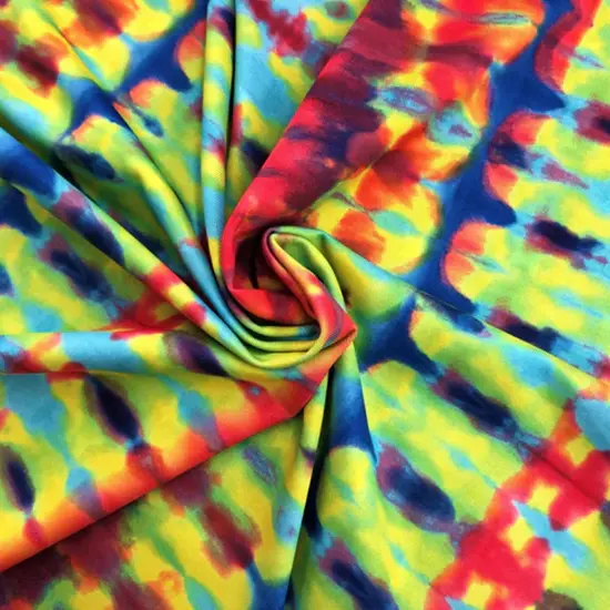 Summer Vibes Double Sided Printed Spandex Fabric {3}