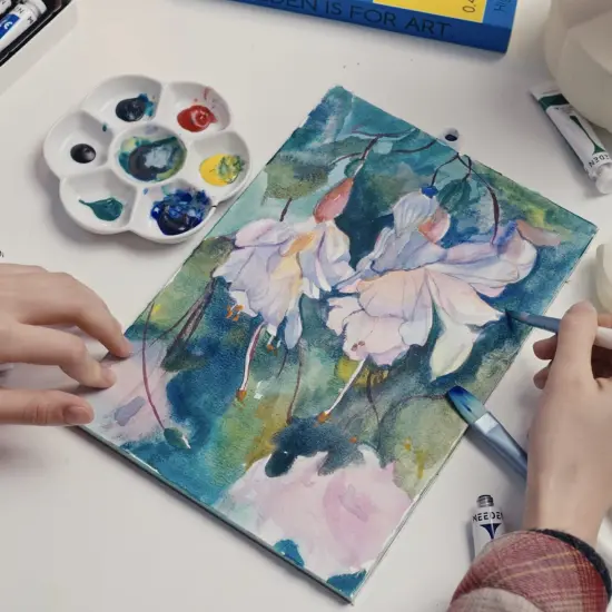 Watercolor Paint Tubes Set - 24 x 12ml/0.4oz Water Color Paints for Students Beginners {2}