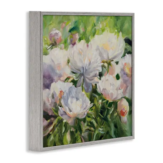 Stupell Industries White Impressionistic Peonies Framed Giclee By Katrina Pete {3}