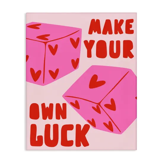 Stupell Industries Make Your Own Luck Canvas By House of Lulu {1}