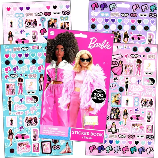 Barbie Sticker Activity Set Includes Barbie Stickers, Barbie Coloring Book {4}