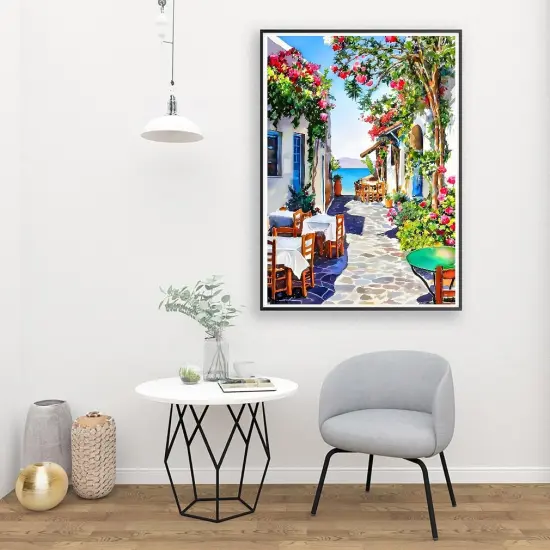 Scenery Paint by Numbers on Canvas for Beginners ( 16x20 Inch) {4}