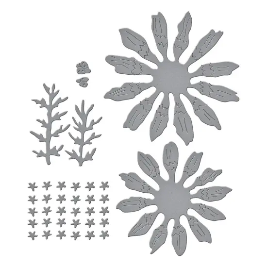 Spellbinders Etched Dies Through the Meadow by Susan Tierney-Painted Daisy and Ladybugs {2}