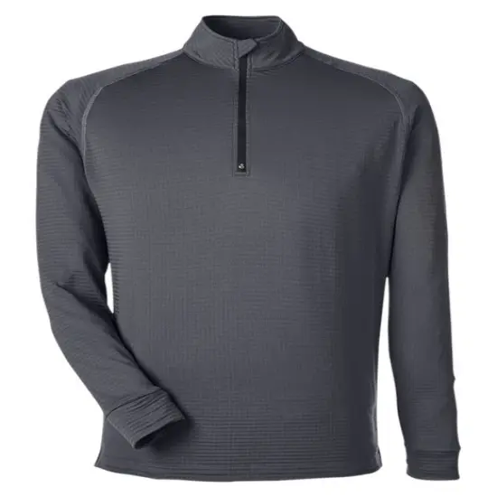 Swannies Golf® Men's Lukas Lightweight Quarter-Zip CHARCOAL {1}
