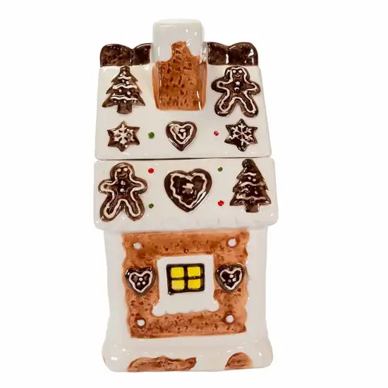 Kurt Adler 10.2-Inch Gingerbread House Cookie Jar {4}