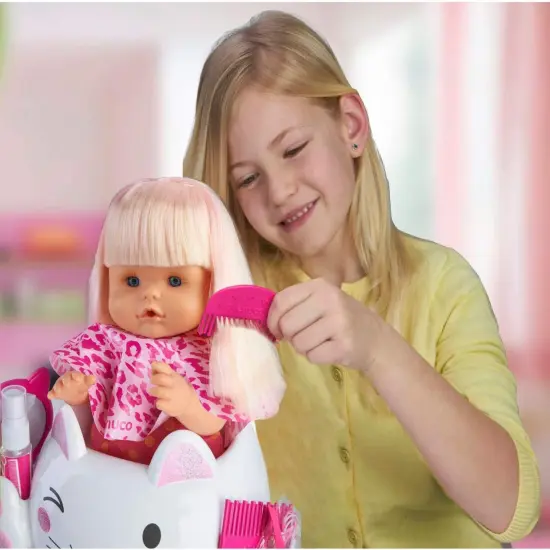 Nenuco Glitter Hairdresser Baby Doll Play Set {5}