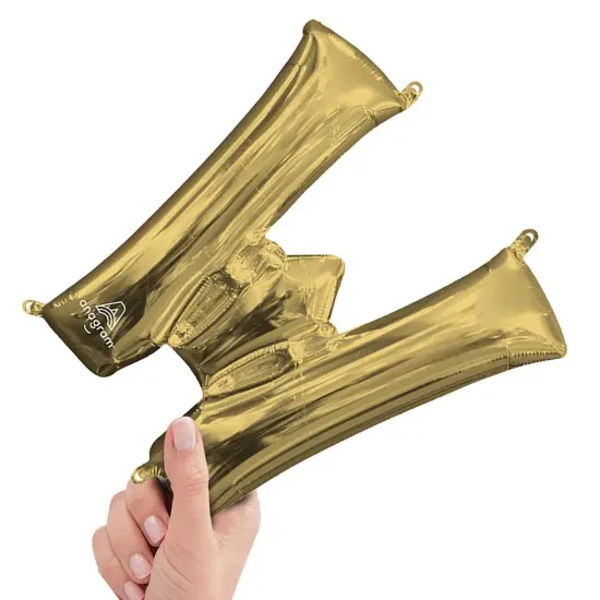 Anagram&reg; 16 Inch Letter W White Gold Air Fill Only {5}