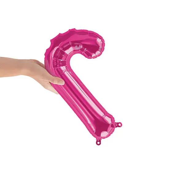 NorthStar Balloons&reg; 16 Inch Letter J Magenta Air Fill Only {3}