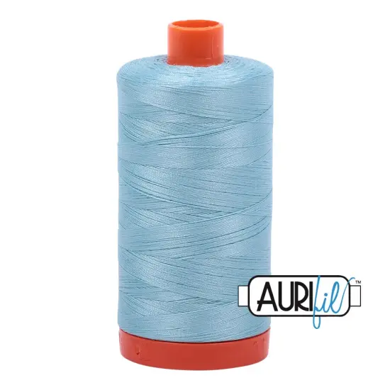 Light Grey Turquoise (2805) | 50wt Large Spool (1300M / 1422Y) | Aurifil Thread {1}