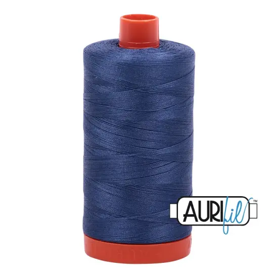 Steel Blue (2775) | 50wt Large Spool (1300M / 1422Y) | Aurifil Thread {1}