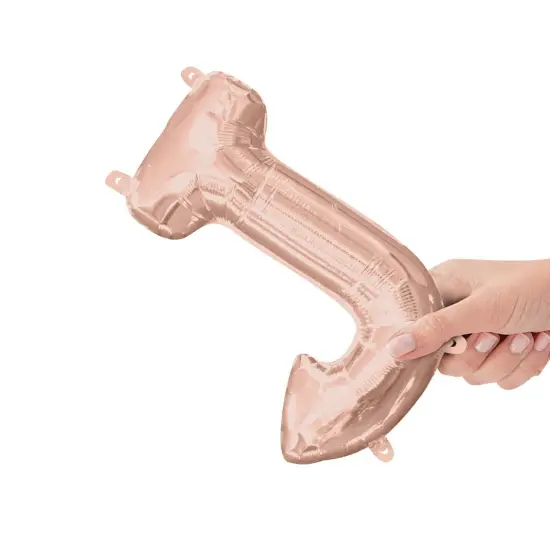 Anagram&reg; 16 Inch Letter J Rose Gold Air Fill Only {2}