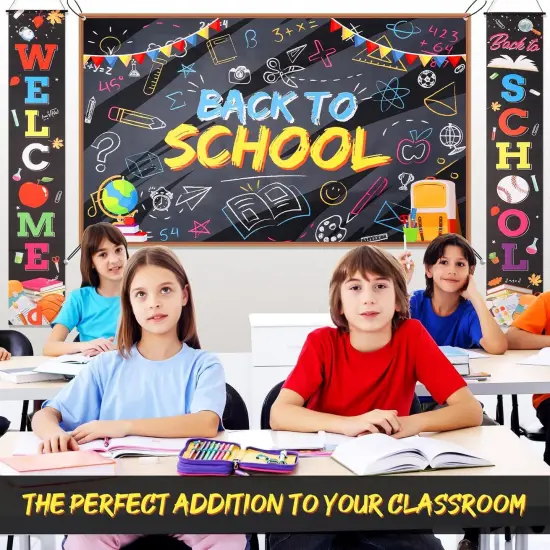 Large Welcome Back to School Banner {2}