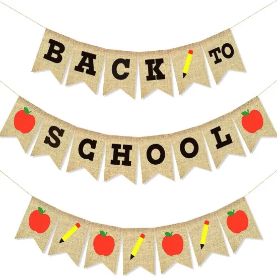 3Pcs 100 Days of School Banner Back To School {1}