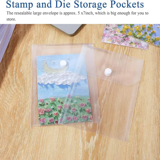 60Pcs Plastic Envelopes {3}