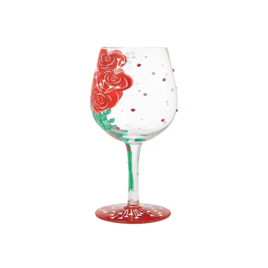 Enesco Lolita Valentine'sBouquet Wine Glass {3}