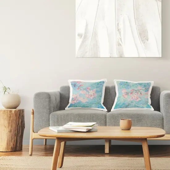 Cherry Blossom Sprigs 2 PC Decorative Printed Throw Pillow Set Design by Ann Marie Coolick, 18 x 7 x 18 {2}