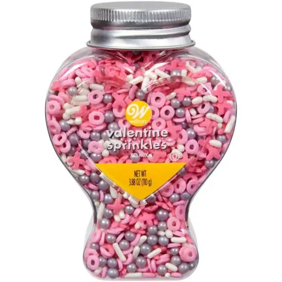 Wilton Valentine XO Sprinkles Mix 3.88 oz. {1}