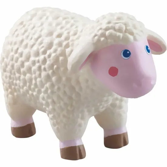 HABA Little Friends Sheep - 3.5" Farm Animal Toy Figure Multicolor {1}