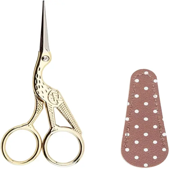 4.5Inch Embroidery Scissors Sharp Tip Stainless {1}