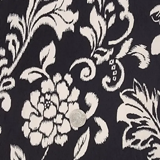 1 Yard Lightweight Rayon Nylon Poplin Fabric Black For Stylish Clothing 57/58 Inches Width {3}