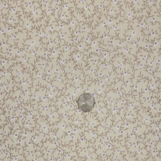 1 Yard Cream Bread Rayon Crinkle Textured Fabric for Clothing 50/52 Inch Wide {3}