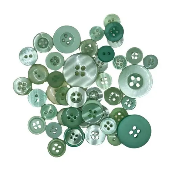 Buttons Galore & More DIY Button Art Frame Kit, Winter Mitten Design with Snowflakes, Wood Frame, Turquoise and Green Buttons, Wall Decor Craft Set, Ages 6+ {3}