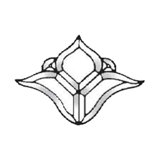 5-1/8" x 8" Clear Glass Bevel Cluster BC324 {1}