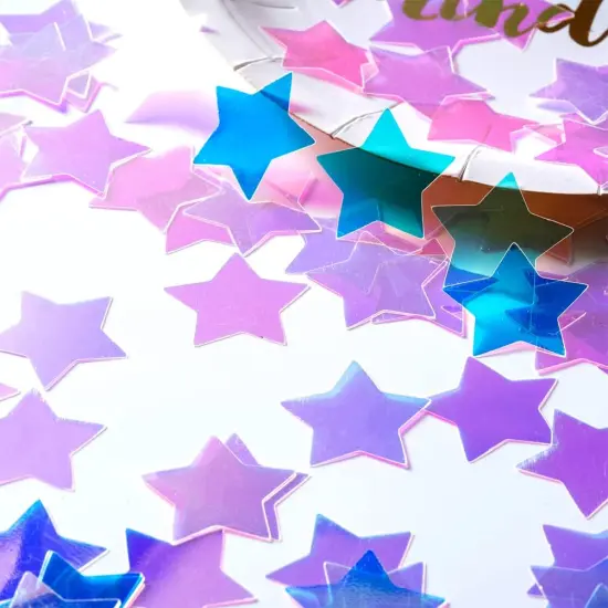 Iridescent - 200PCS Star Confetti Holographic {2}