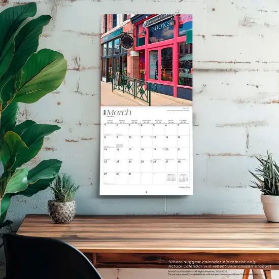 Hawkeye State | Iowa Places | 2026 12 x 24 Inch (Hanging) Monthly Square Wall Calendar | Plastic-Free {5}