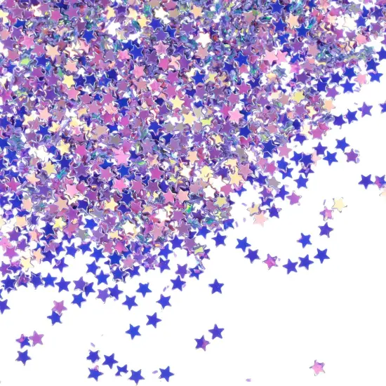 Glitter Star Confetti Decor {1}