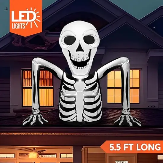 5.5 FT Long Halloween Inflatables Outdoor Decorations {2}