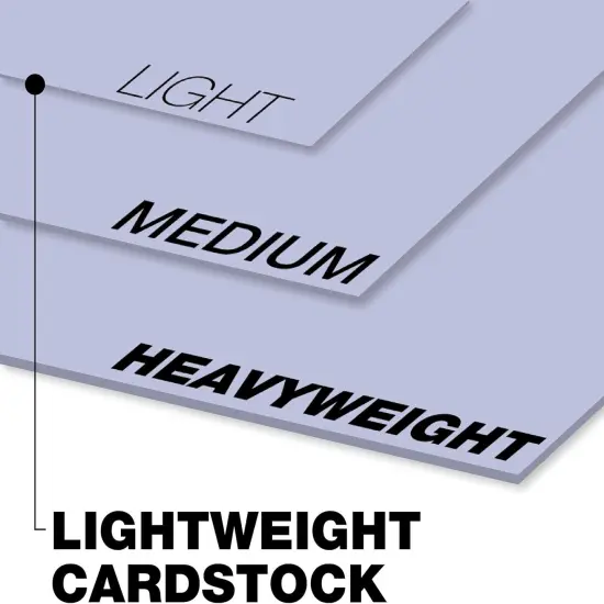 8.5&rdquo; x 11&rdquo; Orchid Purple Cardstock Paper &ndash; 67lb Vellum Bristol, 147gsm &ndash; 250 Sheets Premium Lightweight Cardstock with Textured Finish for Printing, Crafts & Invitations {2}