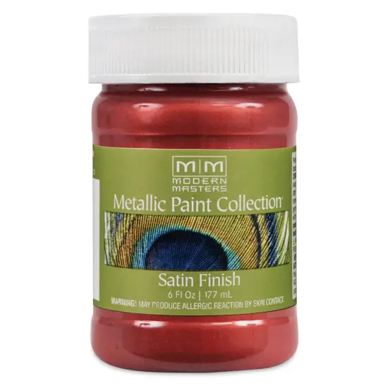 Modern Masters Metallic Paint - Sashay Red, 177 ml jar {1}