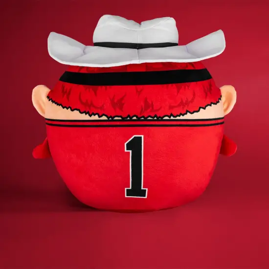 Sleep Squad Texas Tech Red Raiders Raider Red 12" Mascot Kiri Cloud Plushie {2}