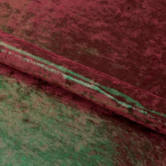 Glorious Foiled on Stretch Velvet Fabric Navy/Royal {4}