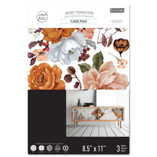 Decor Transfers® 8.5x11 - Classic Peach - 3 sheets, 8.5"x11" {2}