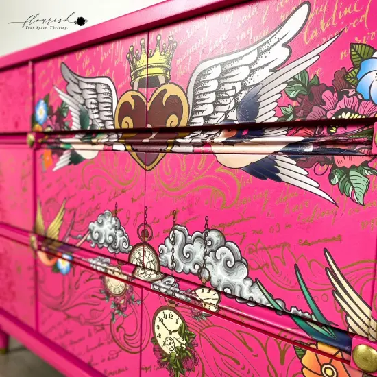 DecorTransfers&reg;CeCe-HeySailor-totalsheetsize24x35,cutinto2sheets rub-ons {4}