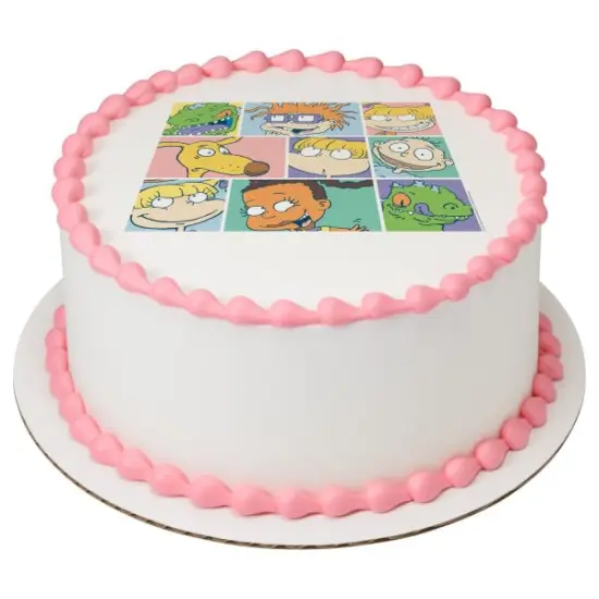Rugrats Since 1991 PhotoCake&reg; Edible Cake Topper Icing Image for 6 inch Round cake or larger {1}