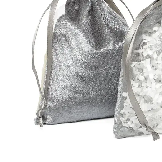 Versatile Velvet & Sheer Pouches Perfect Size 4 3/4" x 6 3/4" {4}