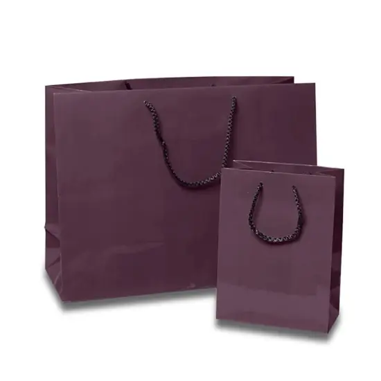 Sleek and Compact Glossy Euro Totes 4 3/4'' x 2 3/4'' x 6 3/4'' Purple Haze {1}